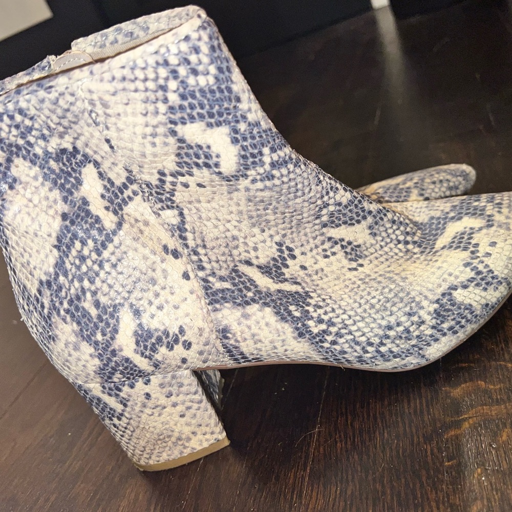 Steve Madden Snake Skin Booties